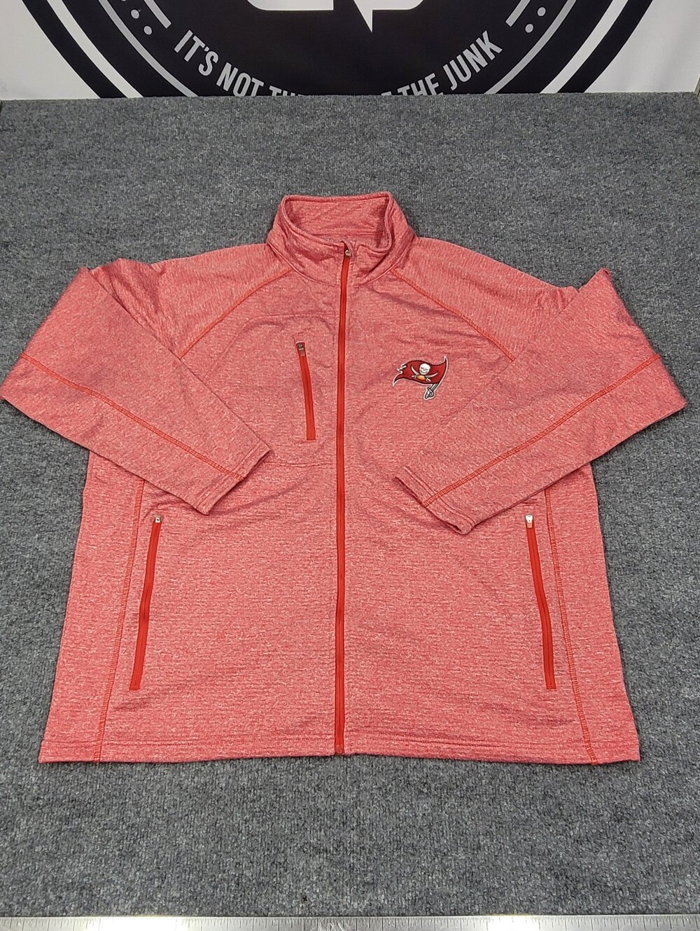 Antigua Tampa Bay Buccaneers Full Zip Sweatshirt Mens Size XXL